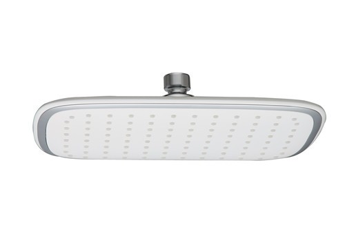 1 Functions Shower Head Bathroom Rainfall Spray Jet Massage Fixed , White Color, Easy Clean, Tool Free Installation