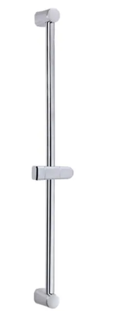 Metal Shower Slide Bar With Double ABS Shower Holder To Mount On Wall, Shower Component Round Adjustable High End